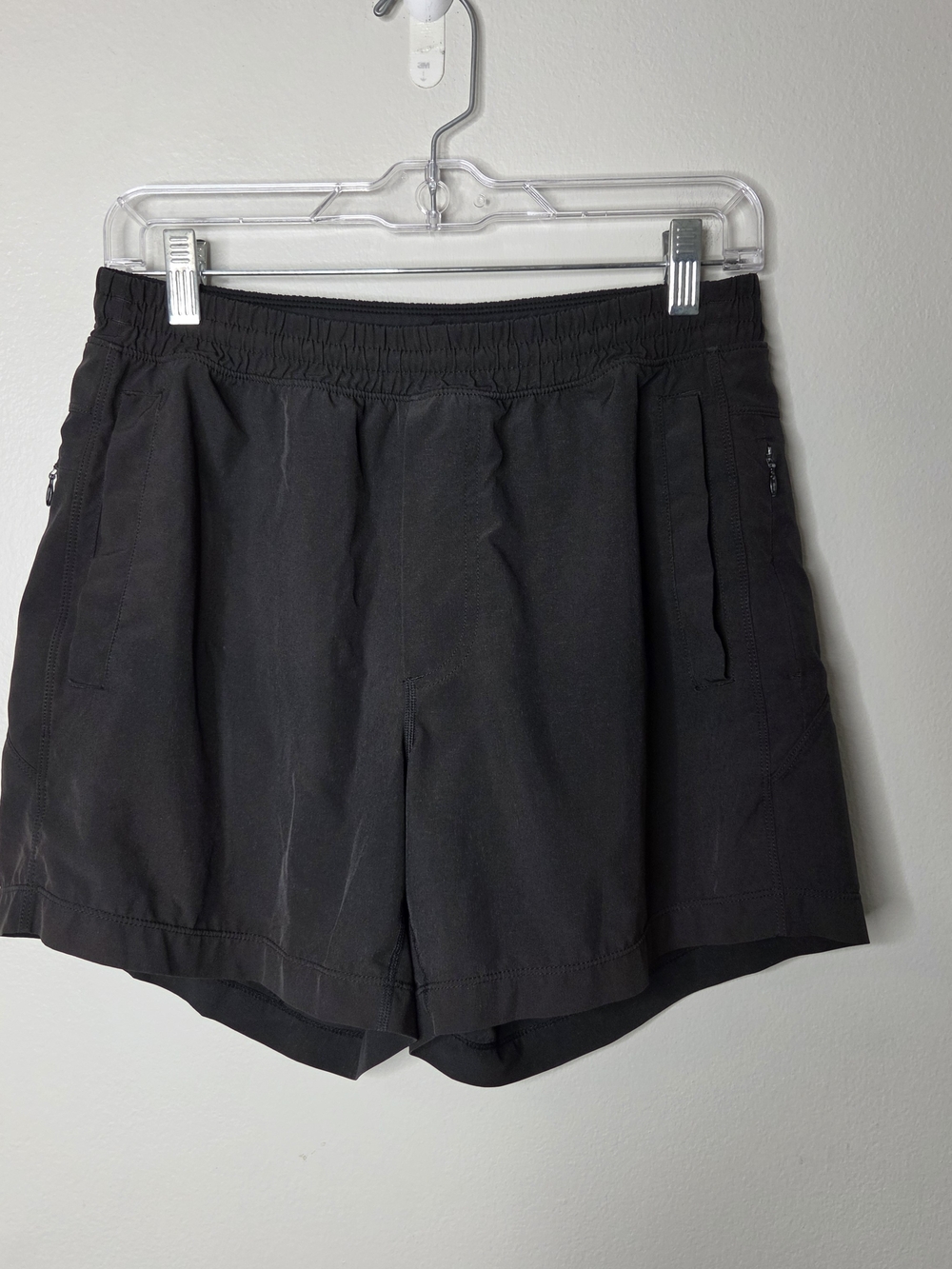 Birddogs Men's Black Lined 4-Pocket Active Workout Shorts